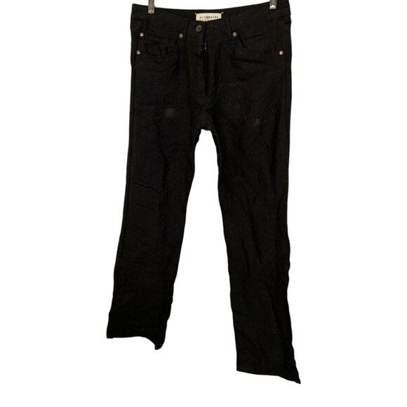 maison martin margiela charcoal black speckled print jeans...